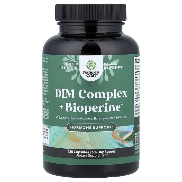 DIM Complex + Bioperine®, 120 Capsules