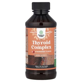 Nature's Craft, Complejo para la tiroides, Fresa, 120 ml