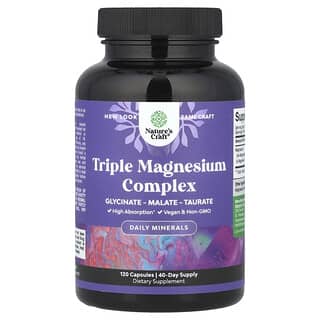 Nature's Craft, Triple Magnesium Complex, 400 mg, 120 Capsules (133 mg per Capsule)