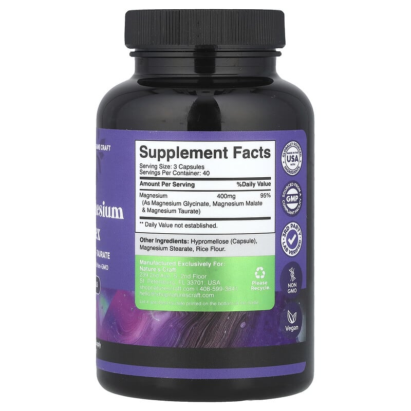 トリプル マグネシウム コンプレックス、120粒（1粒あたり133mg）