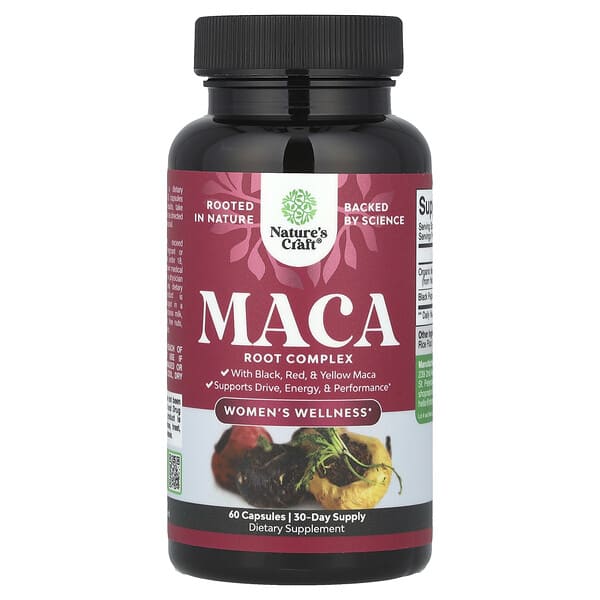 Women's Wellness, Maca Root Complex, 60 Capsules