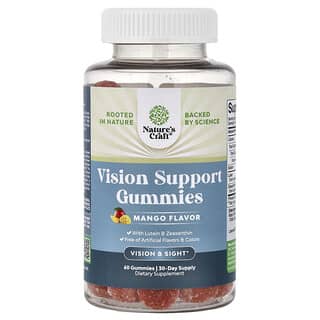 Nature's Craft, Vision Support Gummies, Mango , 60 Gummies