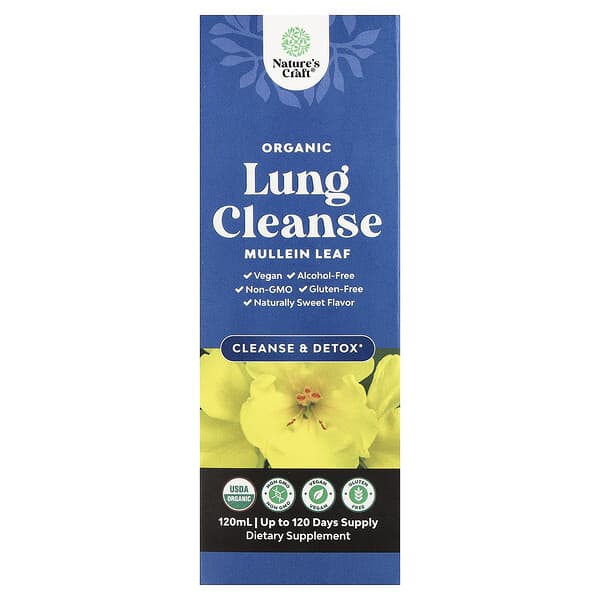 Nature's Craft, Organic Lung Cleanse, 120 ml