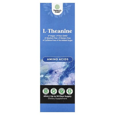 Nature's Craft, L-Theanine, Alcohol Free, 60 ml