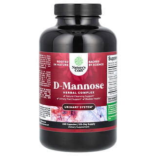 Nature's Craft, D-mannose, 240 capsules