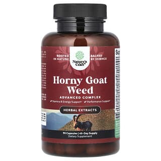 Nature's Craft, Horny Goat Weed, Advanced Complex, Horny Goat Weed, Advanced Complex, 90 Kapseln