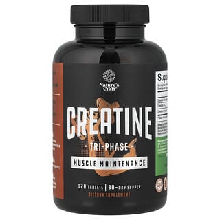 Nature's Craft, Creatine, Tri-Phase, 120 Tablets