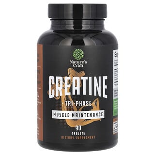 Nature's Craft, Creatine, Tri-Phase, 90 Tablets