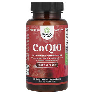 Nature's Craft, CoQ10, 60 Liquid Capsules