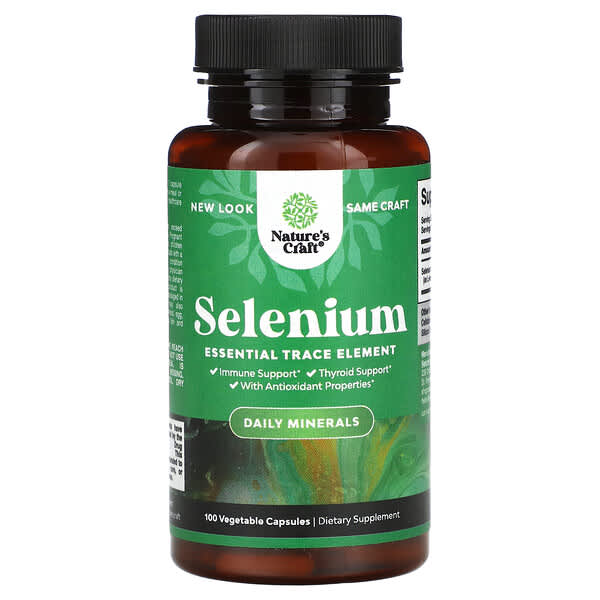 Selenium, 200 mcg, 100 Vegetable Capsules