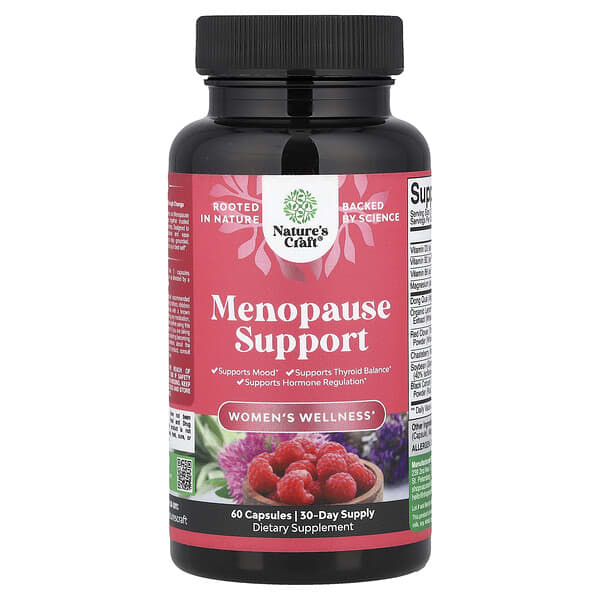 Nature's Craft, Women's Wellness, Menopause Support, 60 Capsules — product photo 1
