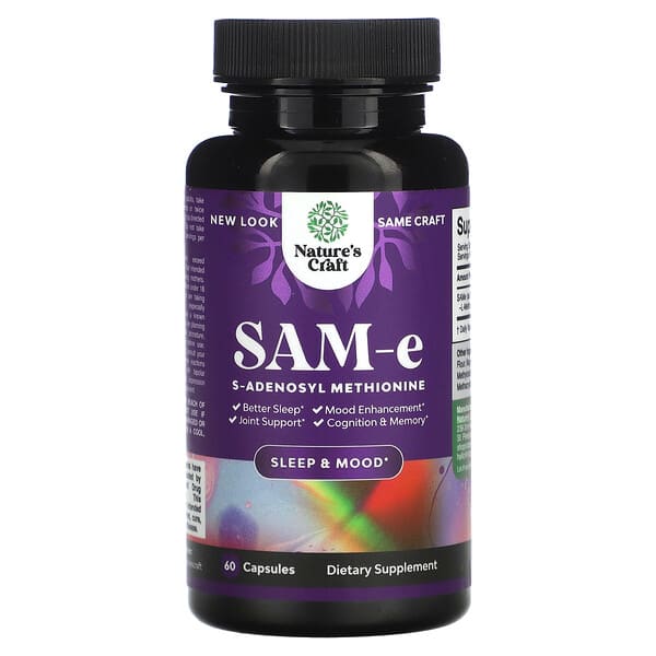 SAM-e, 200 mg, 60 Capsules