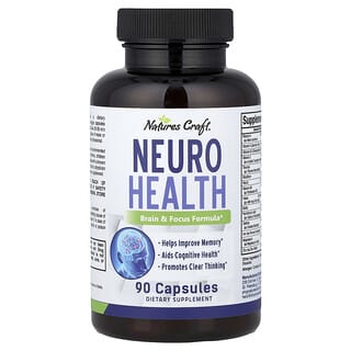 Nature's Craft, Neuro Health, 90 Capsules