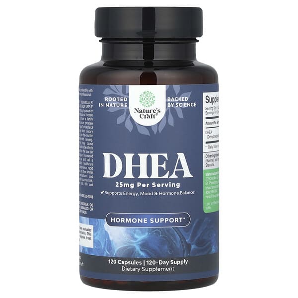 Nature's Craft, DHEA, 25 mg, 120 Capsules
