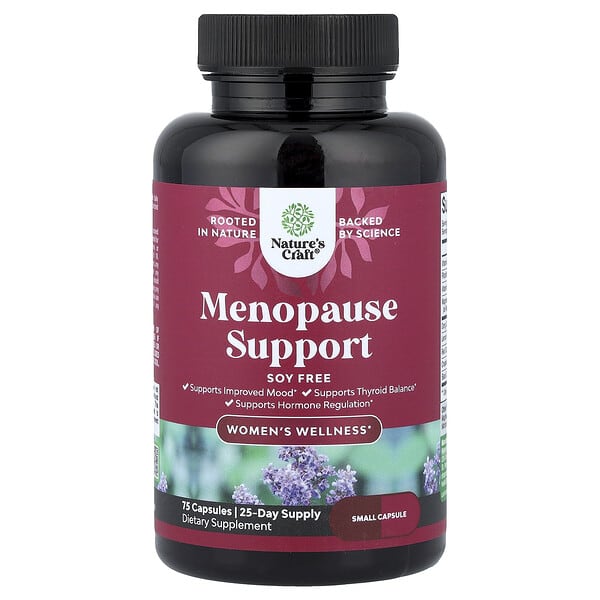 Nature's Craft, Refuerzo para la menopausia, 75 cápsulas