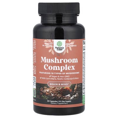 Nature's Craft, Mushroom Complex, 30 Capsules