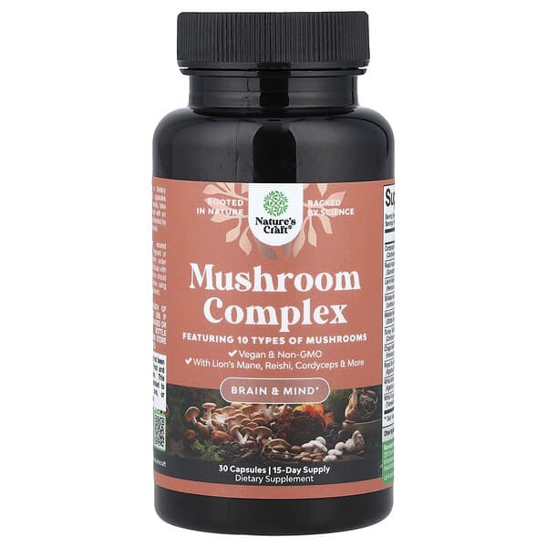 Mushroom Complex, 30 Capsules