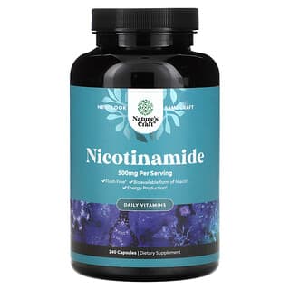 Nature's Craft, Nicotinamida, Vitaminas diarias, 500 mg, 240 cápsulas