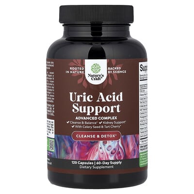 Nature's Craft, Uric Acid Control Formula with Celery Seed and Tart Cherry, 120 Capsules