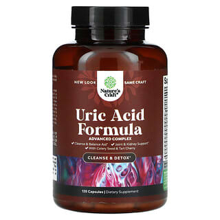 Nature's Craft, Uric Acid Formula, 120 Capsules
