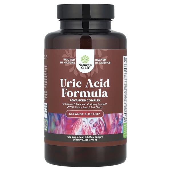 Uric Acid Formula, 120 Capsules