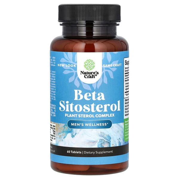 Beta Sitosterol, 500 mg, 60 Tablets