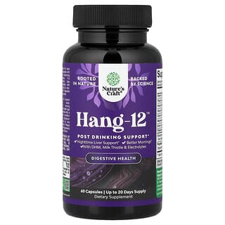 Nature's Craft, Hang-12™, Refuerzo para después de beber, 60 cápsulas