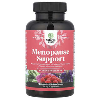 Nature's Craft, Women's Wellness, Menopause Support, 90 Capsules