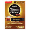 Nescafé, Taster's Choice, 인스턴트 커피 음료, 헤이즐넛, 미디엄/다크 로스트, 16팩, 각 3g(0.1oz)