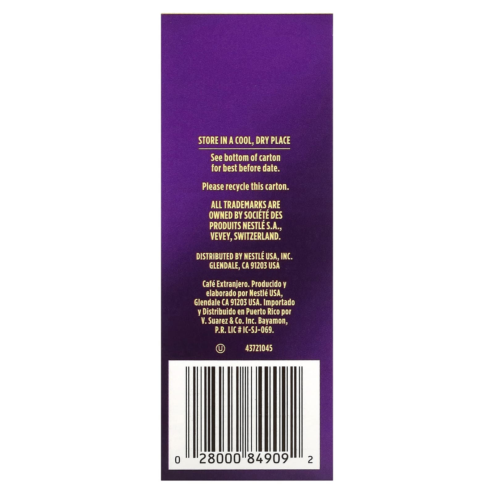 Nescafé, Taster's Choice, Instant Coffee, 100 Colombian, Medium Roast