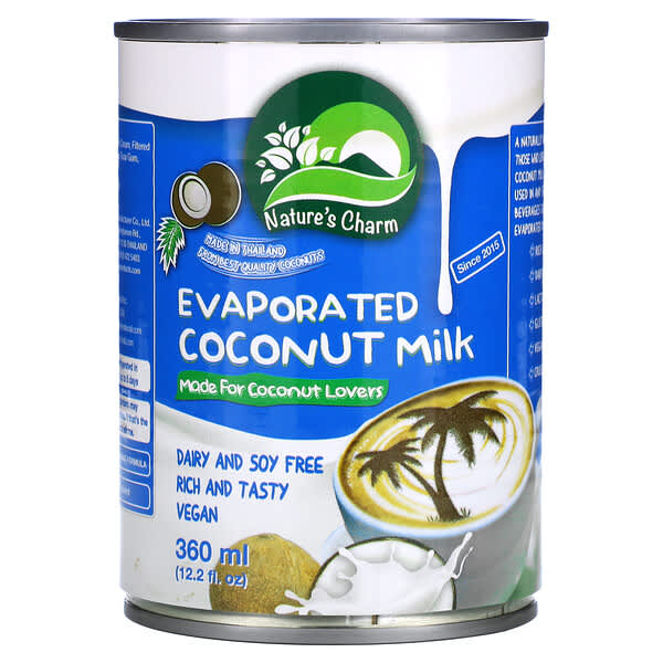 Nature's Charm, Evaporated Coconut Milk, 12.2 fl oz (360 ml)