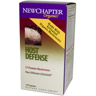 New Chapter, Organics, Host Defense, 120 Capsules