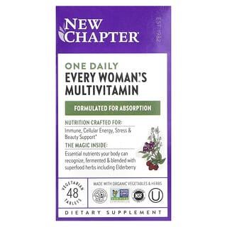 New Chapter, Препарат Every Woman's One Daily Multi, 48 таблеток