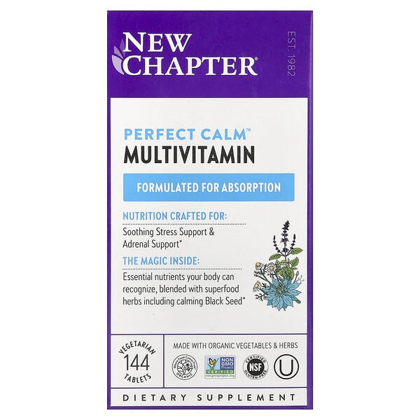 New Chapter Perfect Calm™ Multivitamin, 144 Vegetarian Tablets
