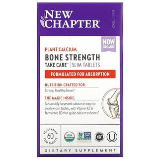 New Chapter, Bone Strength Take Care, 60 comprimidos vegetarianos para adelgazar