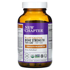 New Chapter, 식물성 칼슘 Bone Strength Take Care, 소형 베지 정제 240정