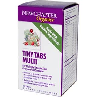 New Chapter, Organics, Tiny Tabs Multi, 240 Tablets
