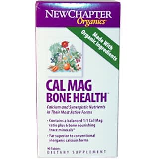 New Chapter, Organics, Cal Mag Bone Health, 90 Tablets
