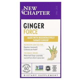 نيو شابتر‏, Ginger Force, 60 Vegetarian Capsules