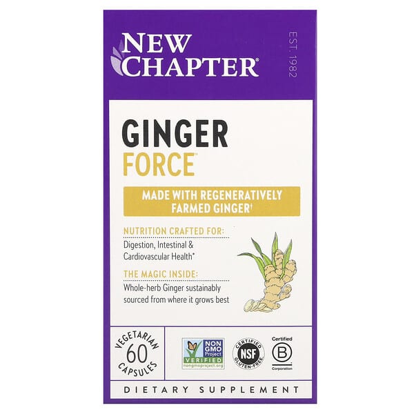 New Chapter Ginger Force™, 60 Vegetarian Capsules