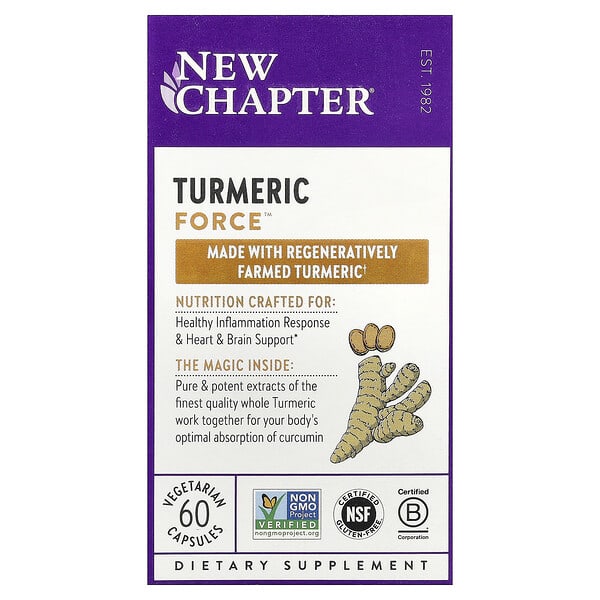 新章, Turmeric Force, 60 Liquid VCaps