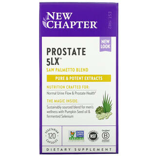 New Chapter, Próstata 5LX, 120 cápsulas vegetales