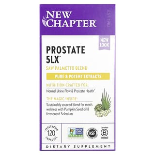 New Chapter, Prostate 5LX, 120 capsules végétariennes