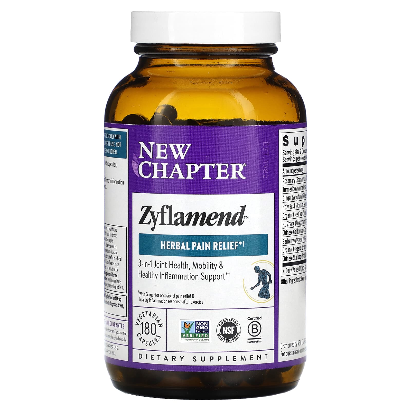 New Chapter, Zyflamend, 180 Vegetarian Capsules