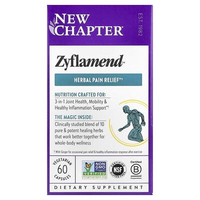 New Chapter, Zyflamend™, 60 Vegetarian Capsules