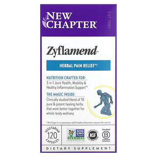 New Chapter, Zyflamend, чистые и эффективные экстракты, 120 вегетарианских капсул