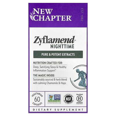 New Chapter, Zyflamend™ Nighttime, 60 Vegetarian Capsules