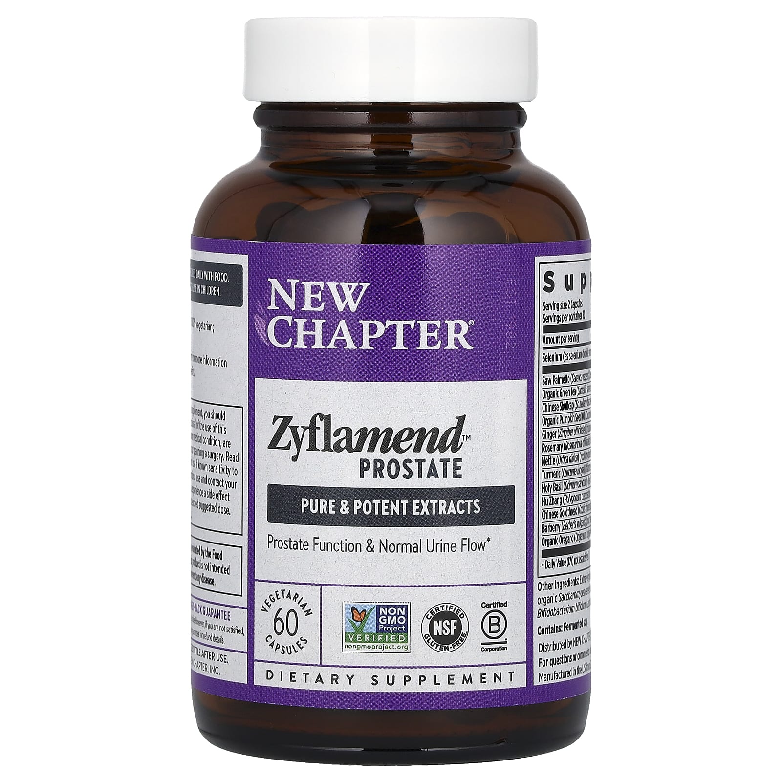 New Chapter Zyflamend™ Prostate 60 Vegetarian Capsules 1885