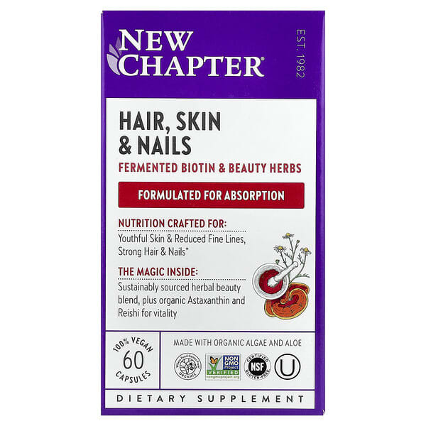 Hair, Skin & Nails, 60 Vegan Capsules