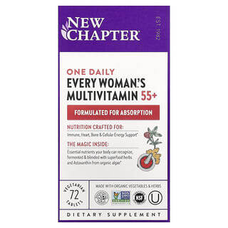New Chapter, Every Woman's™ One Daily 55+ Multivitamin, 72 Vegetarian Tablets
